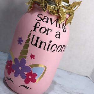Unicorn piggy bank